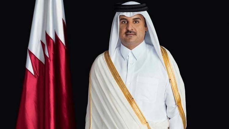 أمير قطر ونائبه ورئيس وزرائه يهنئون الرئيس الإيراني