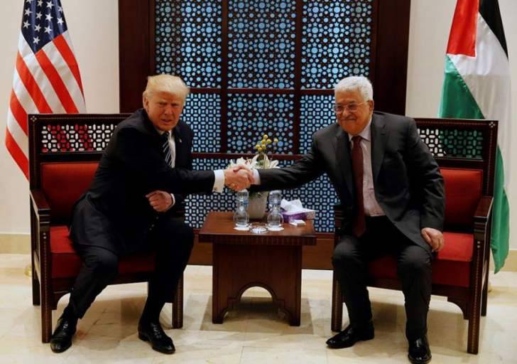 الرئيس الفلسطيني : زيارة ترامب تجدد الأمل في التوصل إلى اتفاق سلام شامل