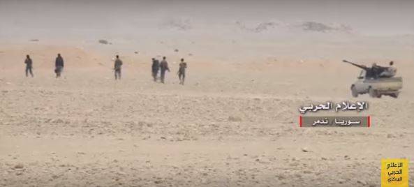 بالفيديو-  الجيش السوري يتقدم جنوبي تدمر