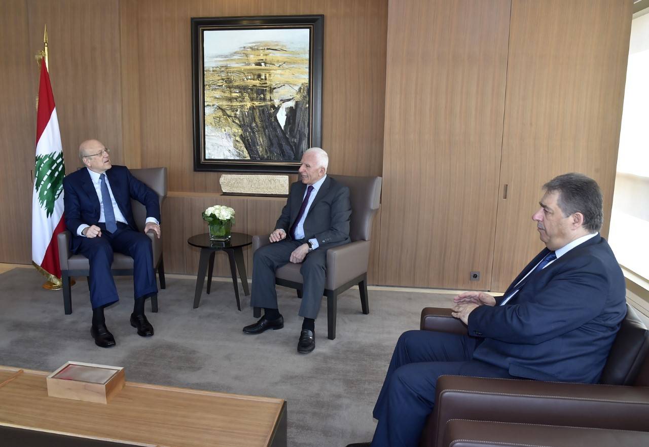 ميقاتي يبحث الشأن الفلسطيني مع الأحمد ويلتقي سفير الصين