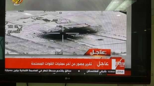 بالفيديو..سلاح الجو المصري يعرض سير ونتائج قصف درنة الليبية