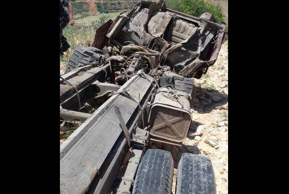 بالصورة: تدهورَ "البيك آب".. ففارق الحياة!