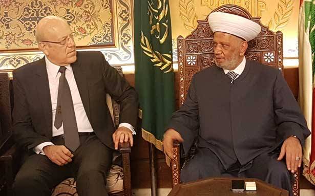 ميقاتي بعد زيارته دار الفتوى: 
النسبيّة أمر ضروري لتمثيل الجميع