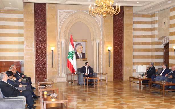 الحريري واوضاع مستوردي ومصدري الخضر
والتعاون مع وفد شركة «مايكروسوفت»