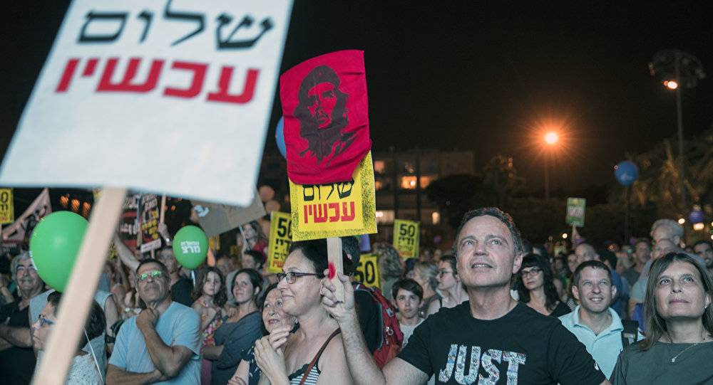 تظاهرات حاشدة في تل أبيب تطالب بتحقيق السلام