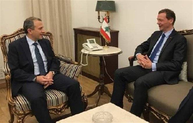 باسيل التقى بون في زيارة وداعية