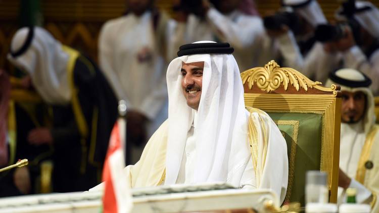 أمير قطر إلى الكويت