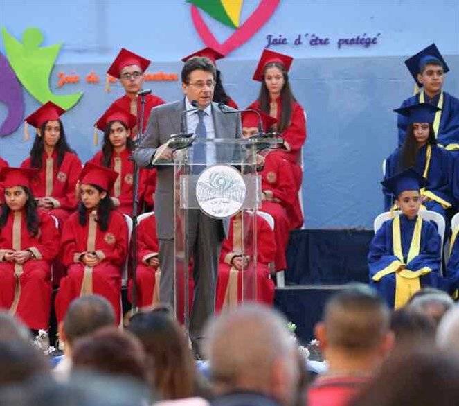 كنعان في تخريج المدارس الرعوية: لن نسمح ببكاء طفل ابواب التعليم اقفلت امامه