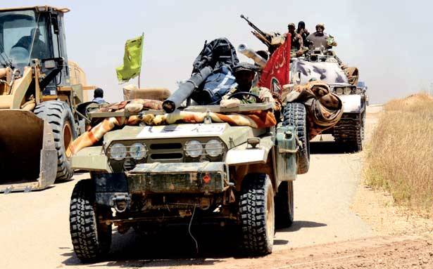 الحشد الشعبي بدأ تنظيف الحدود السورية ــ العراقية