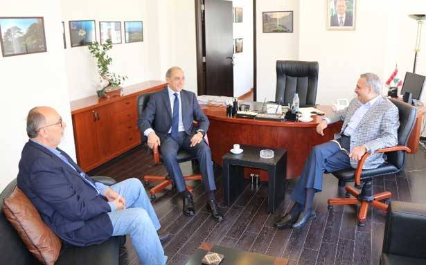 إرسلان تابع ملف المصالحة في بريح
والتقى الدويهي وحلو والبستاني
