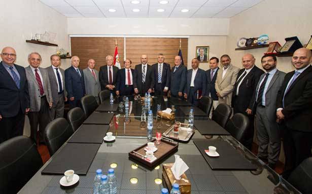 صليبا استقبل جمعية منشئي وتجار الأبنية