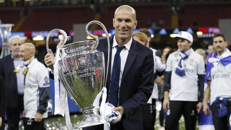أرقام المدرب زيدان مع ريال مدريد