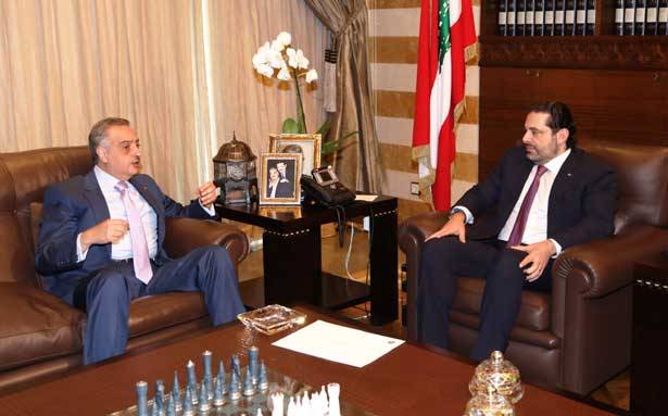 الحريري بحث وزواره قانون الإنتخاب 
إرسلان: الجوّ يُوحي بالإتجاه نحو الحلّ