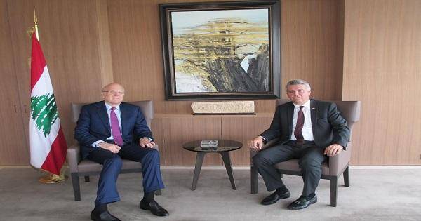 ميقاتي استقبل سفير تركيا في لبنان