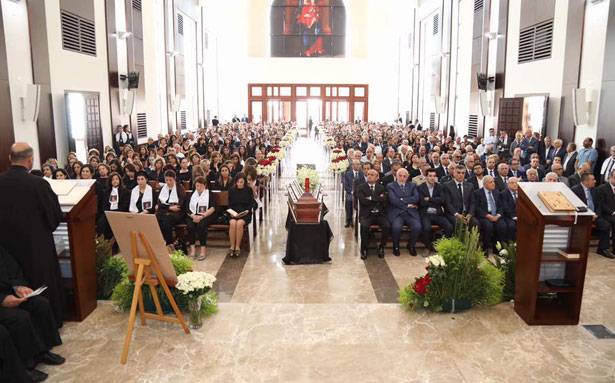مأتم رسمي وشعبي لجميلة إيلي باسيل في جبيل