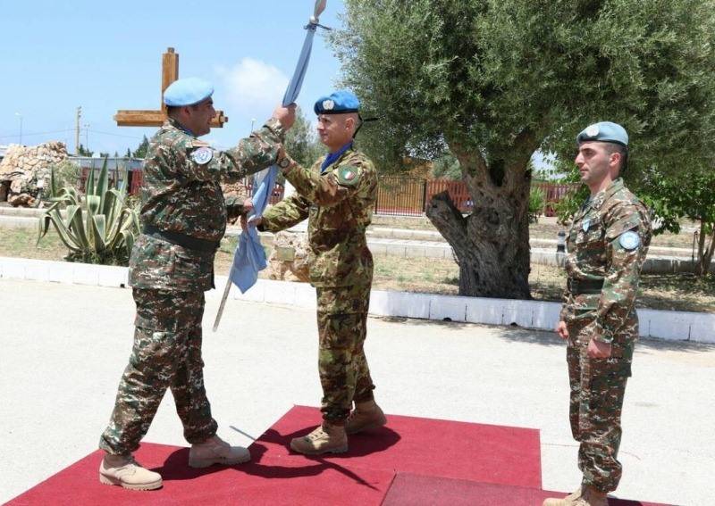 تسليم وتسلم في قيادة الكتيبة الأرمينية لليونيفل في شمع