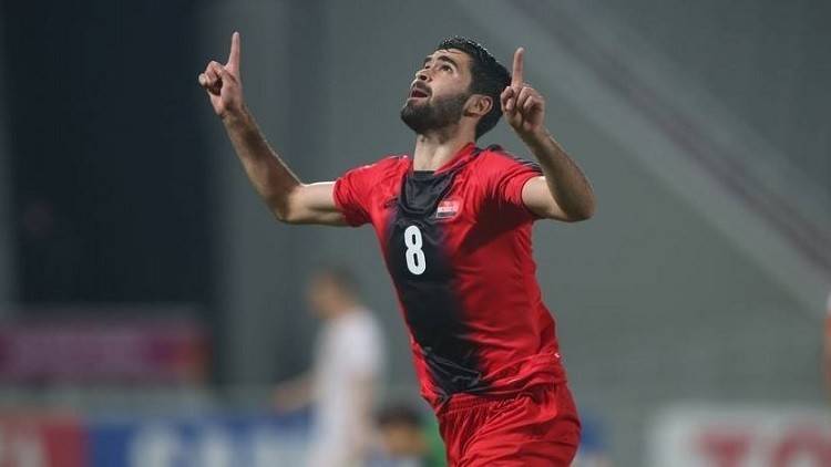 خريبين يغيب رسميا عن مباراة سوريا مع الصين