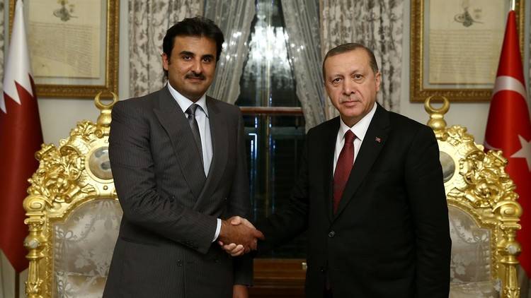 الشرق: أردوغان أعرب عن تضامن تركيا مع قطر