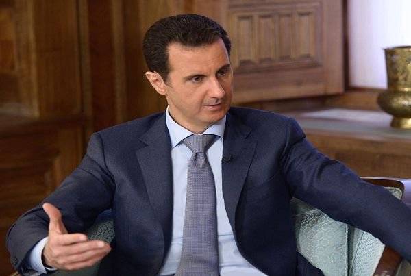 الأسد يعزي روحاني مستنكراً الهجمات الارهابية