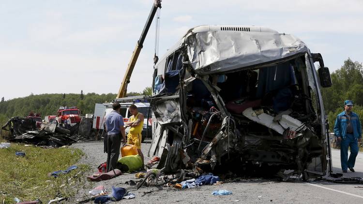 8 قتلى على الأقل في حادث سير مروع في جنوب شرق روسيا