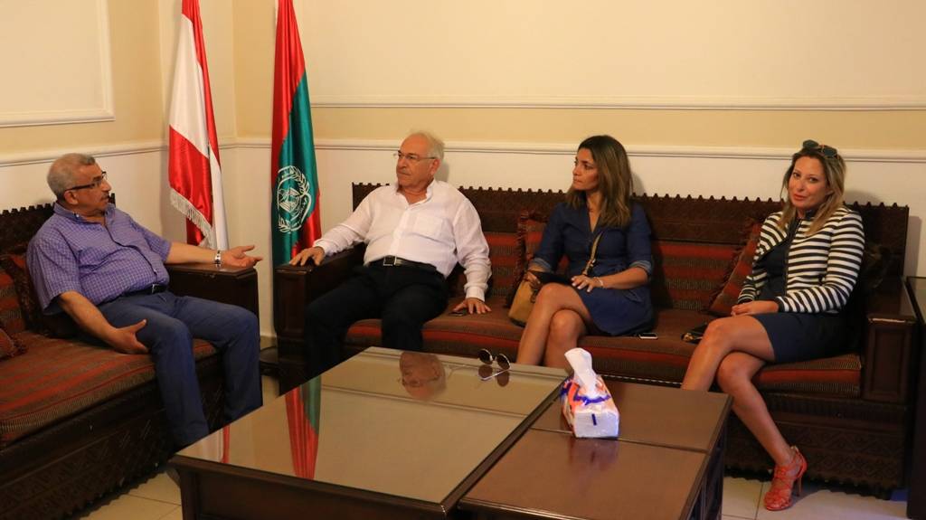 سعد استقبل رئيس بلدية البرامية ومنظمي مهرجان البلدة