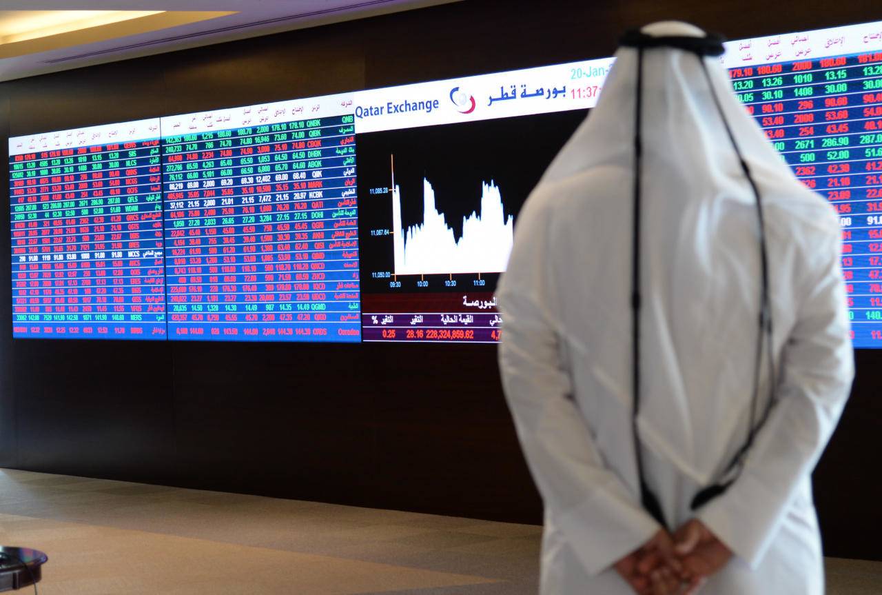 منذ بدء الأزمة الخليجية.. خسائر ضخمة لبورصة قطر!