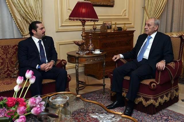 بري هنأ الحريري على إنجاز قانون الانتخاب