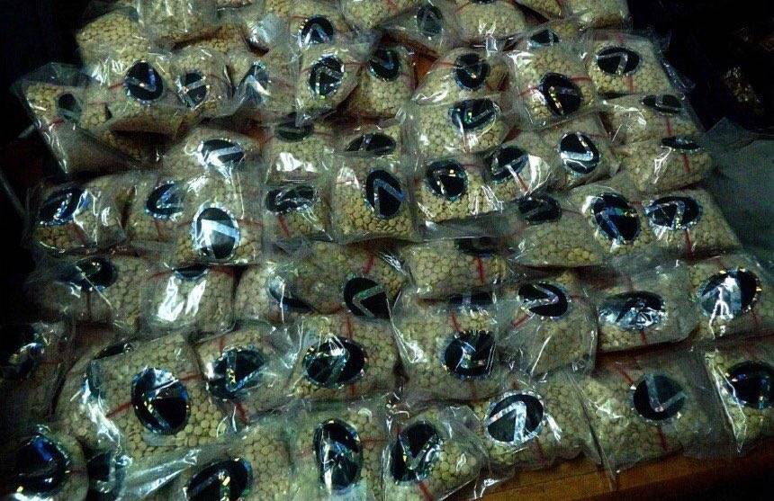 جمرك البطحاء يحبط محاولة تهريب 357 ألف حبة كبتاغون