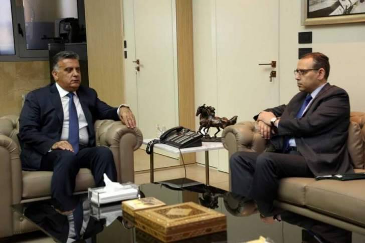 اللواء ابراهيم استقبل السفير المصري وعرض معه الأوضاع العامة