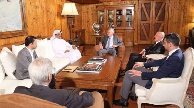 فرنجية عرض الأوضاع الراهنة مع السفير القطري