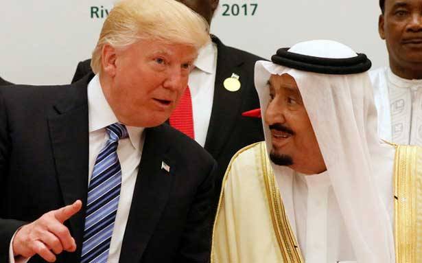 ماذا قال ترامب للملك؟!