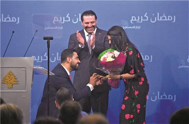 طلب يدها للزواج.. بمباركة الحريري!