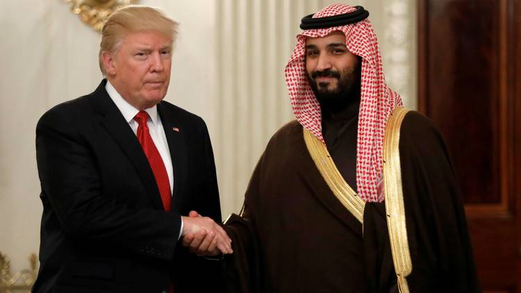 ترامب وولي العهد السعودي الجديد يبحثان الخلاف مع قطر