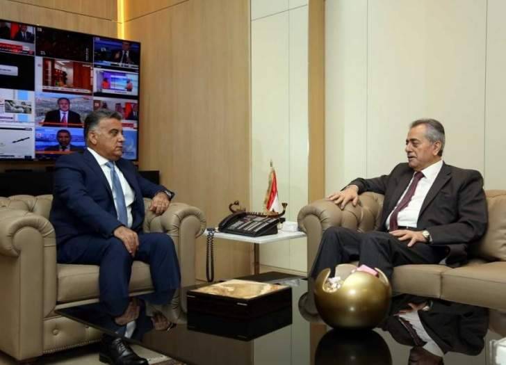 اللواء ابراهيم استقبل السفير السوري وبحث معه شؤون النازحين السوريين