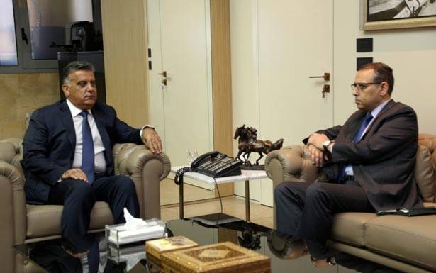 إبراهيم استقبل السفير المصري