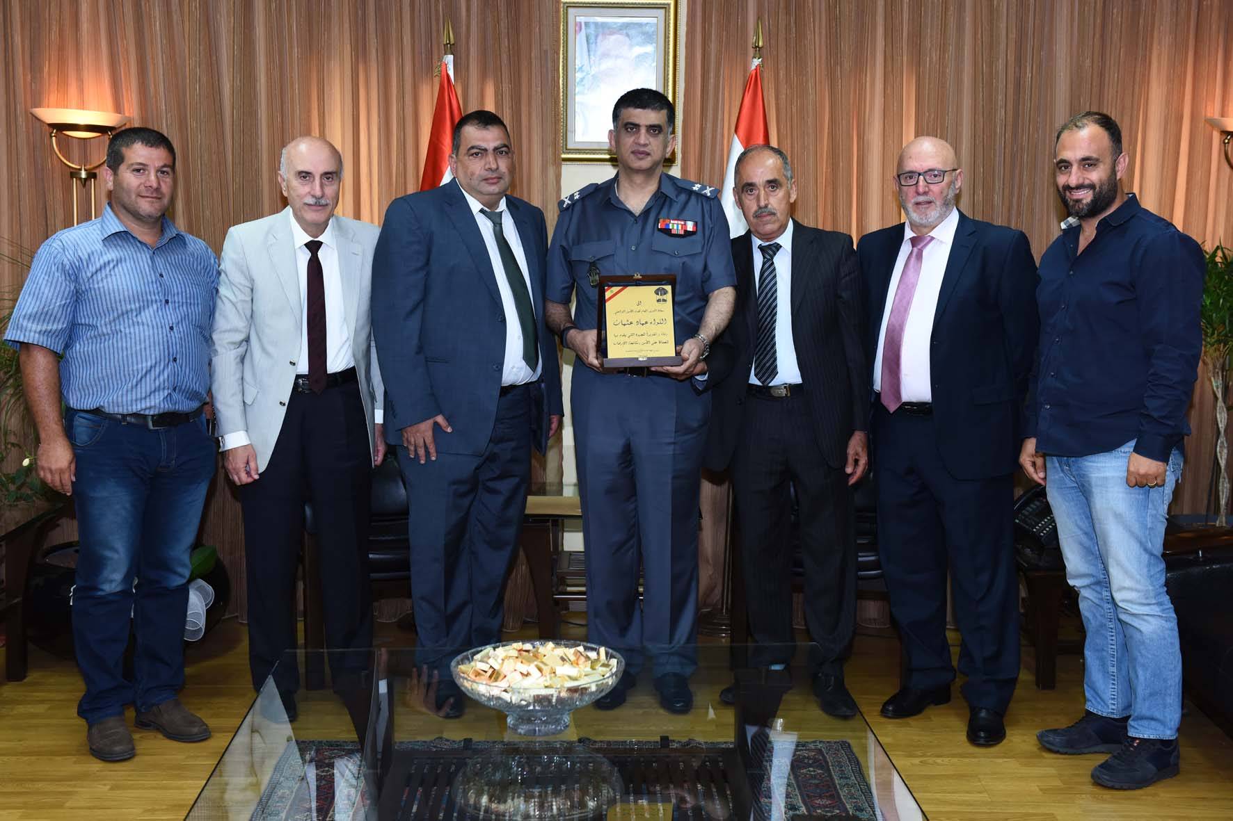 عثمان استقبل رئيس بلدية الناعمة ووفدا من نقابة تجار الخضر ورئيس نقابة مالكي الشاحنات