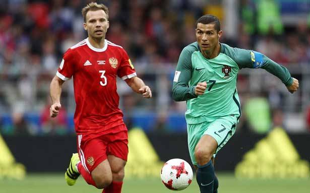 كأس القارات 2017 في كرة القدم :
فوز البرتغال والمكسيك على روسيا ونيوزيلندا