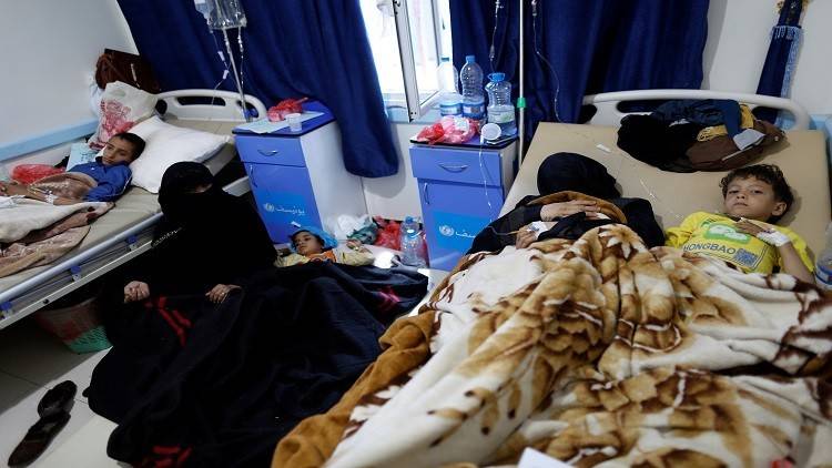 اليونيسف: 300 ألف إصابة كوليرا في اليمن خلال شهرين