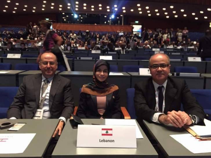 عز الدين تدعو الحكومات والهيئات الدولية لدعم لبنان في قضية اللاجئين