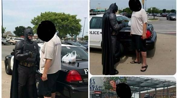 باتمان يلقي القبض على لص في مركز تجاري!