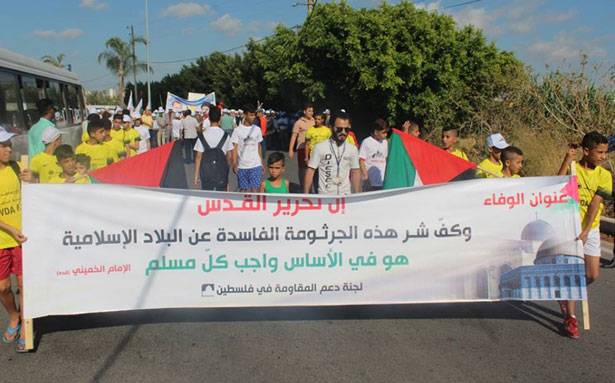 لجنة دعم المقاومة في فلسطين أحيت يوم القدس بمسيرة في صور