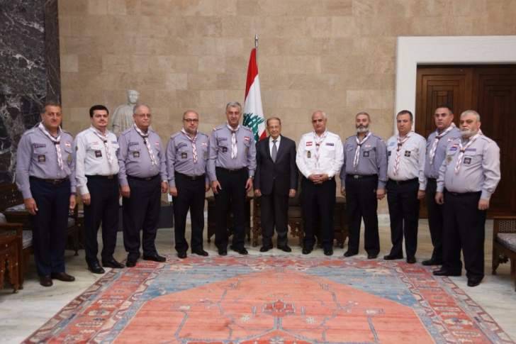 الرئيس عون: للحركة الكشفية دور كبير في استيعاب شبابنا وإبعادهم عن الآفات المدمّرة