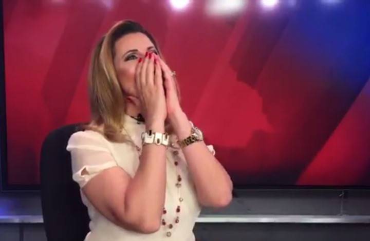 بالفيديو: مذيعة تطلق 