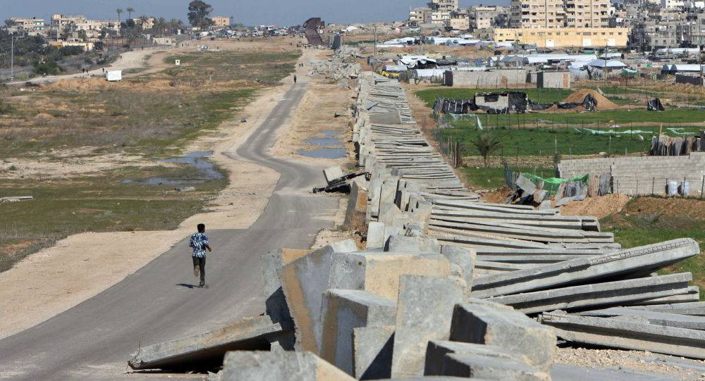 داخلية غزة تشرع بإنشاء منطقة عازلة على الحدود مع مصر