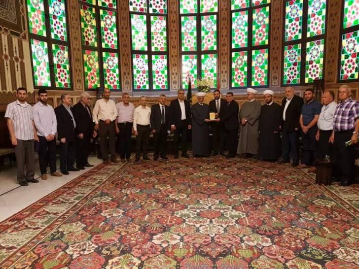 دريان استقبل الخير على رأس وفد من صندوق الزكاة وامين الداعوق