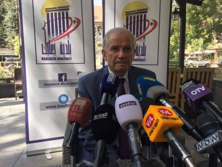 رئيس بلدية بعلبك دعا اللبنانيين والسياح العرب لحضور المهرجانات بالمدينة