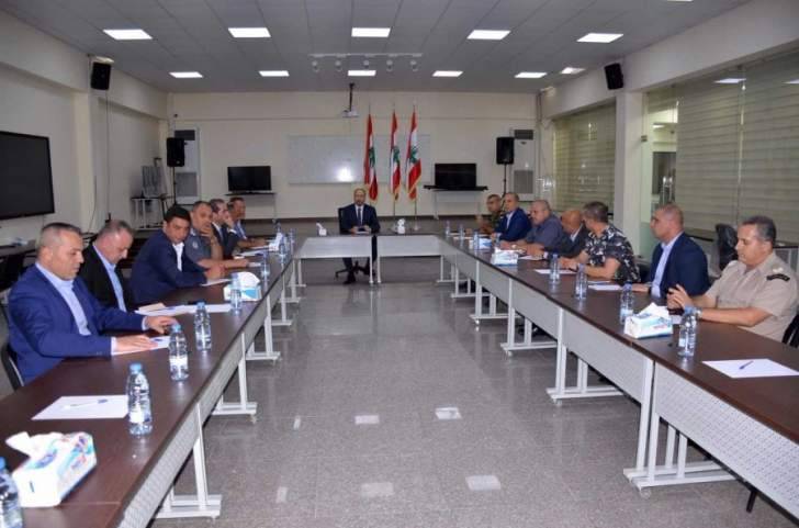 مجلس الامن الفرعي في الجنوب بحث بموضوع فوضى انتشار السلاح