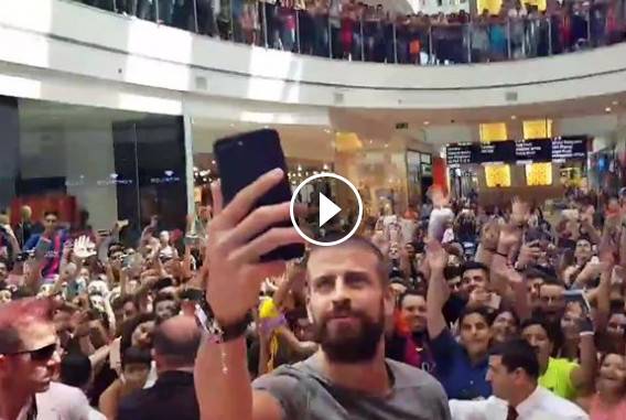بالفيديو: حشود ضخمة في الحازمية.. والسبب برشلونة!