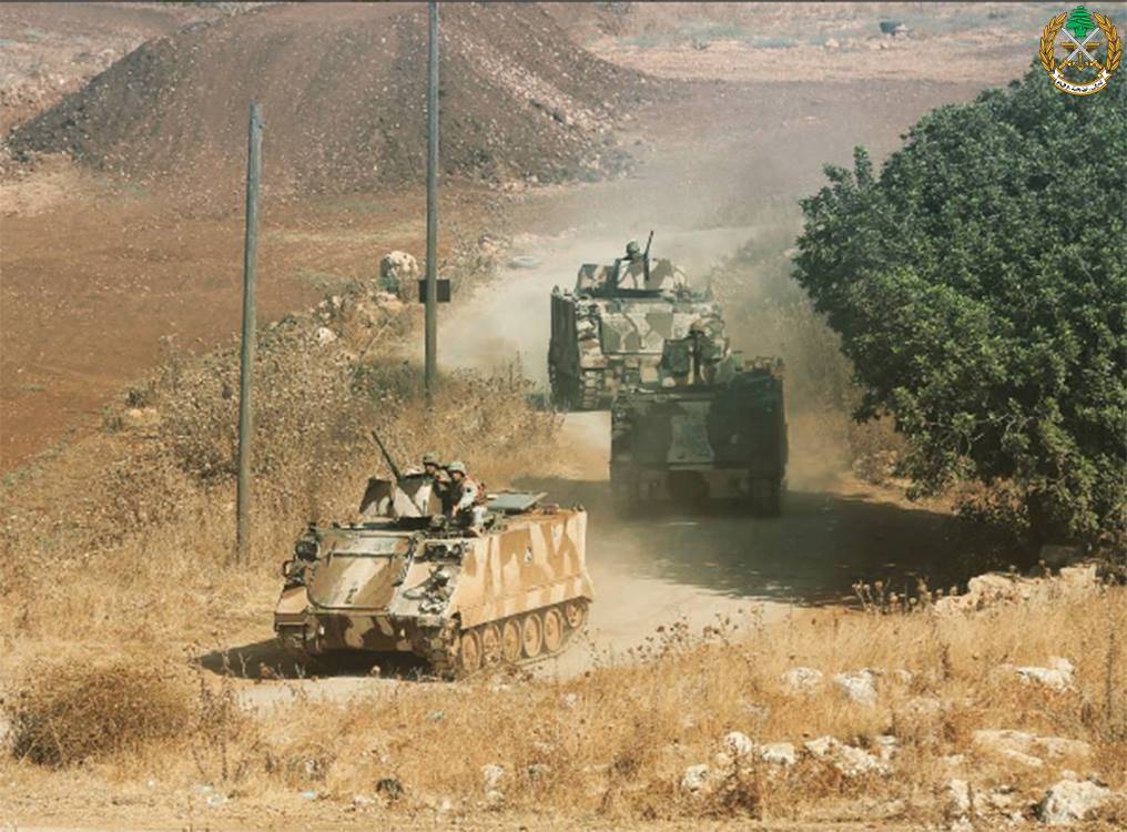 الجيش: تمارين تدريبية في حقل رطيبة اللقلوق