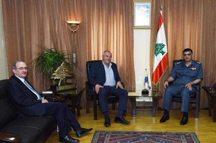 عثمان استقبل رئيس بلدية الكحالة ورئيس بلدية عين الجديدة